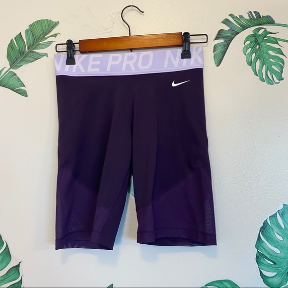 nike mesh biker shorts